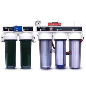 img 4 attached to 🐠 LiquaGen - 6 Stage Heavy Duty - Zero TDS/PPM RO/DI Aquarium Reef Water Filter System, 150 GPD, Ultimate Purification Machine w/Dual Deionization Canisters