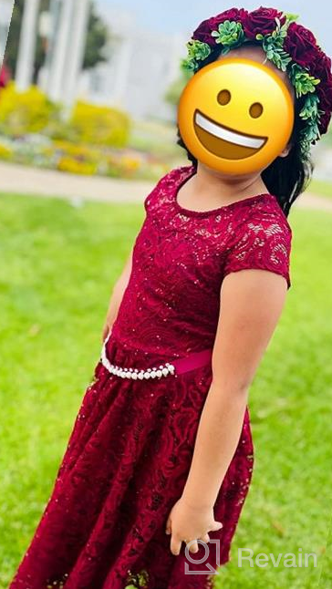 img 1 attached to BluNight Collection Dresses - Burgundy Girls' Clothing 19JK88S review by Judy Sena