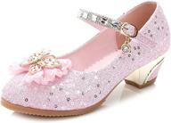 yiblbox glittering princess bowknot butterfly girls' shoes ~ flats логотип