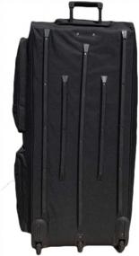 img 1 attached to Колесный сумка большого размера для путешествий, спорта и хранения - 46-дюймовый размер с военным дизайном для мужчин.