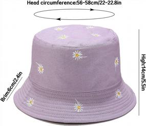 img 1 attached to Cute Reversible Bucket Hat For Women - Ideal For Beach And Fishing - Double-Sided Wear