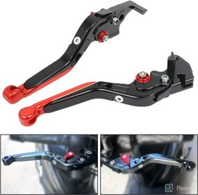 img 2 attached to 🔧 COPART Foldable Extendable Brake Clutch Levers Set Replacement for BMW F750GS F850GS F900R F900XR Motorcycle CNC Adjustable Short Levers - 2018-2021 Models