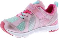 👟 girls' athletic shoes - tsukihoshi strap closure, machine washable, slip resistant, non marking logo