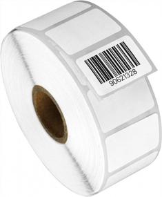 img 4 attached to High-Quality 1.25"X0.85" Direct Thermal Labels For Rollo & Zebra Desktop Printers - 6,000 Labels In Total