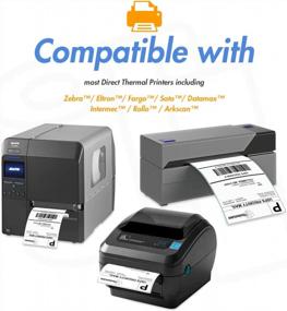 img 2 attached to High-Quality 1.25"X0.85" Direct Thermal Labels For Rollo & Zebra Desktop Printers - 6,000 Labels In Total