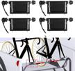 alavente bicycle quick-release alloy fork block mounts car rack carrier holders for car pickup bed 4 pcs logo