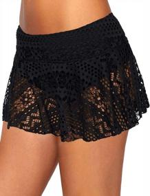 img 4 attached to Chic Crochet Lace Swim Skirt For Women - Available In Sizes S-XXL