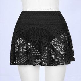 img 2 attached to Chic Crochet Lace Swim Skirt For Women - Available In Sizes S-XXL
