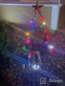 img 8 attached to Сделайте свой двор веселым с солнечными огнями MAGGIFT - 47,5-дюймовые большие рождественские украшения с многоцветными светодиодными огнями!