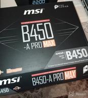 img 1 attached to 🔧 MSI B450-A Pro Max ATX Motherboard for AMD Ryzen 2nd and 3rd Gen with M.2, USB 3.0, DDR4, D-Sub, DVI, HDMI, and Crossfire support review by Alvin Sia ᠌