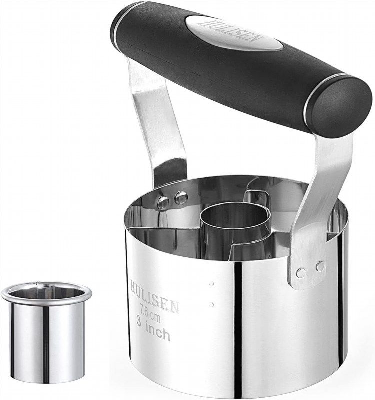 HULISEN Stainless Steel Pastry Scraper, Dough Blender & Biscuit