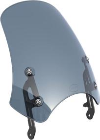 img 4 attached to Dart Marlin Flyscreen (Smoke Gray) Motorcycle Windshield Compatible With Triumph T120