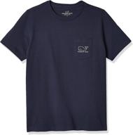 👕 boys' vintage sleeve heather tops, tees & shirts by vineyard vines logo