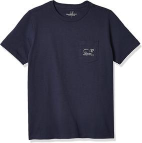 img 4 attached to 👕 Boys' Vintage Sleeve Heather Tops, Tees & Shirts by Vineyard Vines