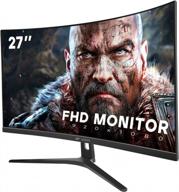 experience immersive gaming with crua's curved frameless freesync displayport monitor - cr270cm logo