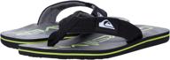 👞 quiksilver kids aqbl100502 molokai layback sandals - boys' shoes логотип