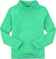 cuteon children uniform turtleneck t shirt boys' clothing : tops, tees & shirts logo