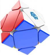 uv coated gan skewb with 32 magnets: high-speed magic cube puzzle for enthusiasts logo