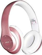 🎧 clear, affordable, high-quality metolic pink wireless 4.1 bluetooth headphones логотип
