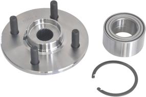 img 1 attached to DRIVESTAR 518514 Saturn SC SL SW Front Wheel Hub & Bearing - 1994-2002 - 4 Lug - BR930156K/HA590156K Replacement