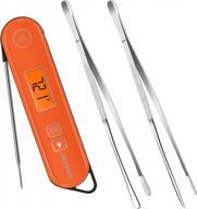 get perfectly cooked bbq with digiten's thermometer and stainless steel tweezers set logo