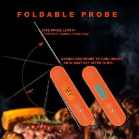 img 3 attached to Get Perfectly Cooked BBQ With DIGITEN'S Thermometer And Stainless Steel Tweezers Set