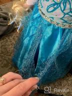 img 1 attached to ReliBeauty Kids Snow Queen Princess Costume, Blue review by Ted Boone