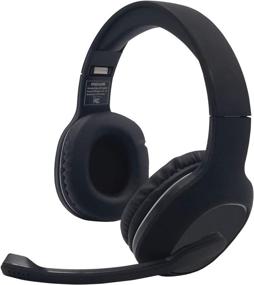 img 4 attached to 🎧 Maxell Bluetooth 5.0 Over Ear Headset with Boom Mic for Home Office, Online Classes, Teams, Zoom Meetings - Black