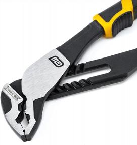 img 2 attached to GEARWRENCH 12-Inch PITBULL K9 V-Jaw Dual Material Tongue And Groove Pliers - Enhanced For SEO - Model 82173C