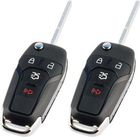 img 2 attached to 2 Flip Key For 2013 2014 2015 2016 Ford Fusion Keyless Entry Remote Fob (N5F-A08TAA 164-R7986)