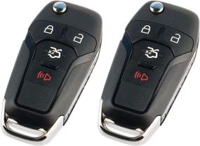 img 1 attached to 2 Flip Key For 2013 2014 2015 2016 Ford Fusion Keyless Entry Remote Fob (N5F-A08TAA 164-R7986)