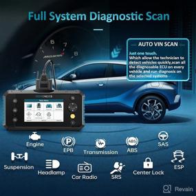 img 3 attached to 🔧 2022 Newest Romondes OBD2 Scanner Diagnostic Tool RD4000: All System Automotive Scan Tool with ABS Brake Bleeding and 5 Reset - Professional Scanner Automotriz