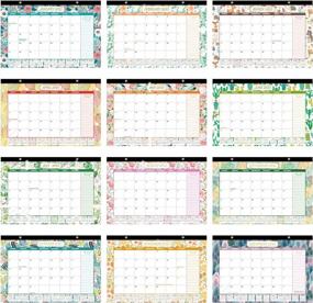 img 2 attached to Academic Desk Calendar 2022-2023: 18 Months From July To December, Large 17 X 11.5 Inches Table Calendar With Corner Protectors For Home, School, And Office Use.