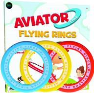 fly high and have fun with island genius 3 pack flying rings - perfect outdoor toy for all ages! logo