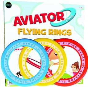 img 4 attached to Fly High And Have Fun With Island Genius 3 Pack Flying Rings - Perfect Outdoor Toy For All Ages!