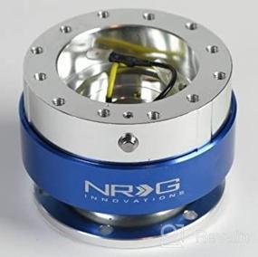 img 3 attached to 🔧 Enhanced NRG Innovations SRK-100BL Quick Release Kit - Silver/Blue