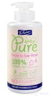 👶 dr. fischer's pure baby shampoo and body wash - 100% organic oils, 97% natural origin ingredients - sensitive skin care for newborns, toddlers, and adults (13.5 oz) - head to toe logo