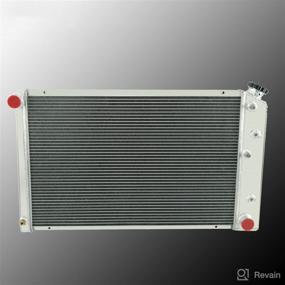 img 4 attached to 🚗 High-Performance ALLOYWORKS Aluminum Radiator for 1968-1977 Chevy Chevelle Blazer, Chevy El Camino, Jimmy, GMC - Efficient Cooling and Enhanced Engine Performance