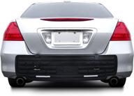 🚘 fh group f16408 black rear bumper guard protection bumperbutler - universal fit for cars, suvs, vans, and trucks logo