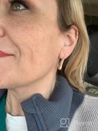 img 1 attached to Hypoallergenic Swarvoski Cartilage Earrings - Sterling Silver Girls' Jewelry review by Mike Kies