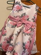 img 1 attached to 👗 Charming Wedding Dresses with Festive Printed Designs for Girls' Clothing review by Amanda Vosten