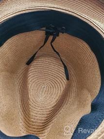 img 6 attached to Melesh Adult Sun Straw Women Men Cowgirl Western Cowboy Hat Colored