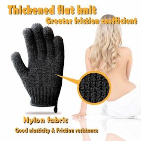 img 1 attached to Revitalize Your Skin With MIG4U Exfoliating Shower Gloves For Men & Women