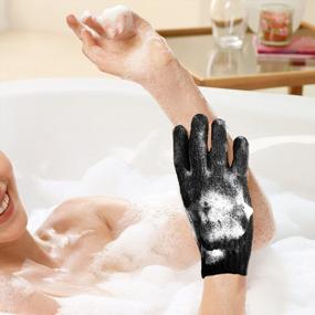 img 3 attached to Revitalize Your Skin With MIG4U Exfoliating Shower Gloves For Men & Women