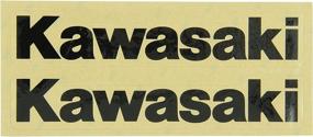 img 1 attached to 🏍️ Factory Effex 09-44114 Black 'Kawasaki' Universal Swing Arm Sticker - Enhance Your Ride with this Stylish Accessory