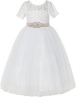 👗 stylish ekidsbridal floral dresses for girls' communion and baptism clothing logo