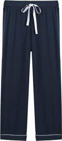 img 2 attached to Joyaria Soft Bamboo Pajama Set For Women - Button-Down Top And Long Sleeve Pants Sleepwear