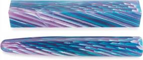 img 2 attached to WoodRiver Acrylic Poly Resin Pen Blank – Purple Urchin