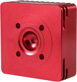 img 1 attached to 🏎️ HGC CNC Red Cylinder Head, Ideal for Racing, Fits 66cc/80cc Motorized Bike Bicycle Engines