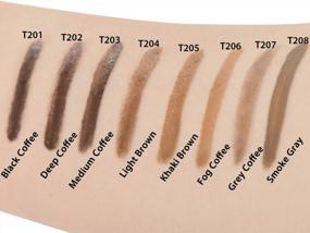 img 1 attached to 12Ml Chuse T203 Medium Coffee Permanent Micro Pigment Tattoo Ink - SGS And DermaTest Approved Cosmetic Color For Makeup